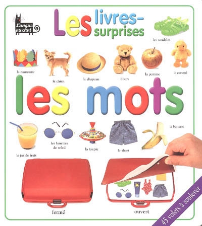 Les livres-surprises les mots