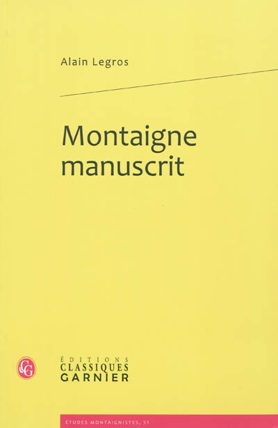 Montaigne manuscrit