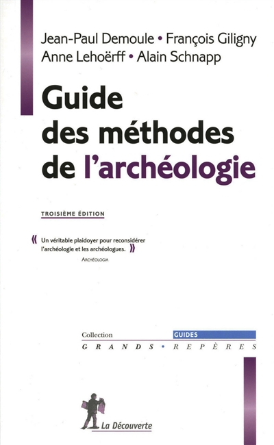 Guide des méthodes de l'archéologie