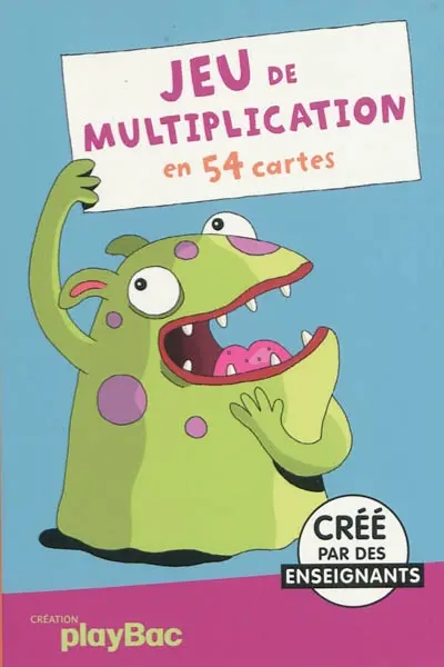Jeu de multiplication : en 54 cartes