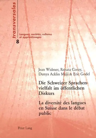La diversité des langues en Suisse dans le débat public : une analyse socio-historique des transformations de l'ordre constitutionnel des langues de 1848 à 2000. Die Schweizer Sprachenvielfalt im öffentlichen Diskurs : eine sozialhistorische Analyse der Transformationen der Sprachenordnung von 1848 bis 2000