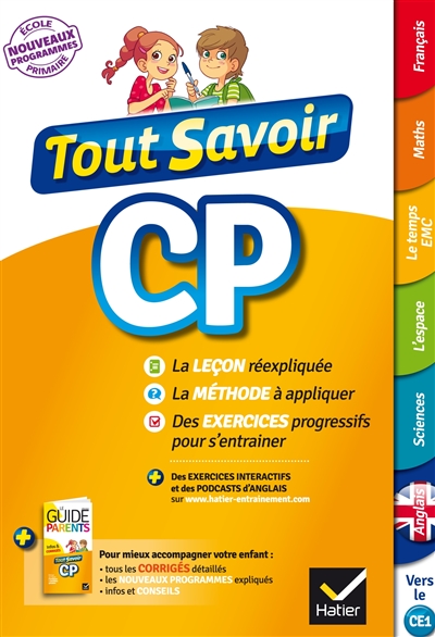 Tout savoir CP : nouveau...