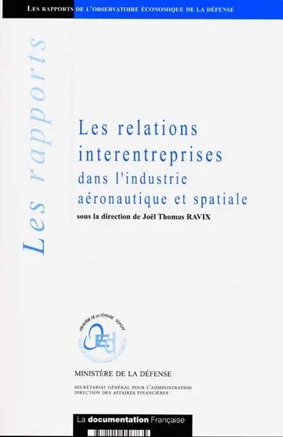 Les relations interentreprises dans l'industrie aéronautique et spatiale