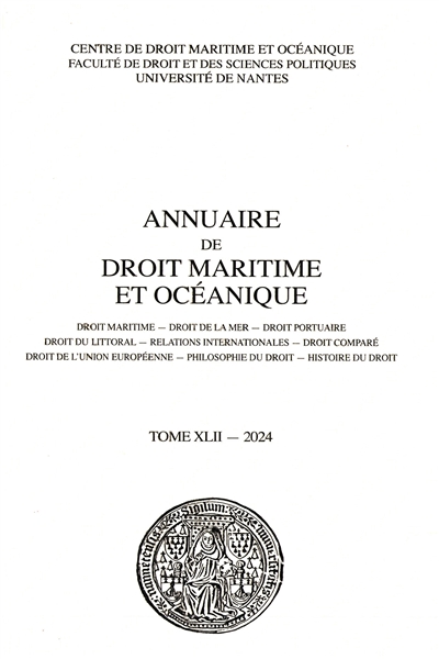 Annuaire de droit maritime...