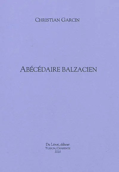 Abécédaire balzacien