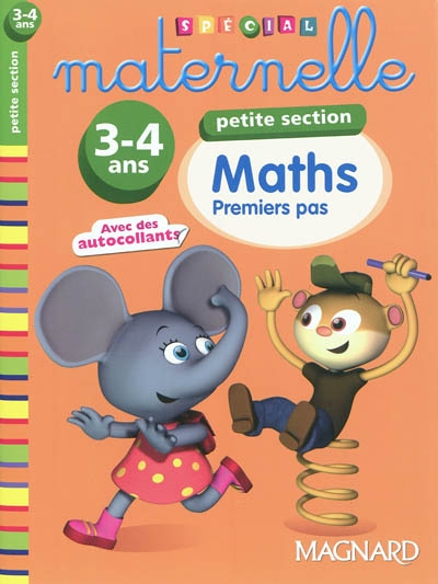 Maths petite section, 3-4 ans : premiers pas