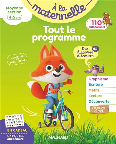 A la maternelle, moyenne section, 4-5 ans : tout le programme : conforme au programme