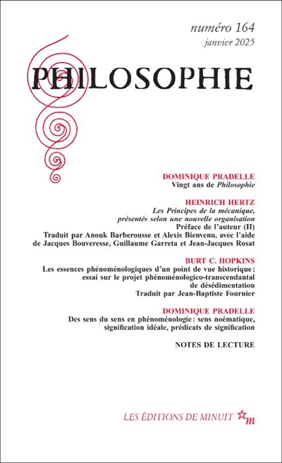 Philosophie, n° 164