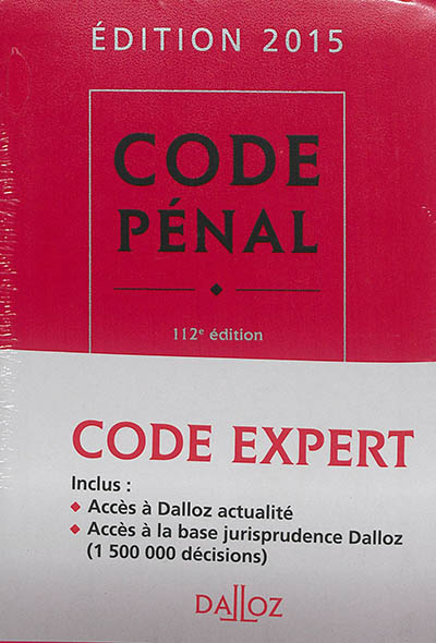 Code pénal, code de procédure pénale