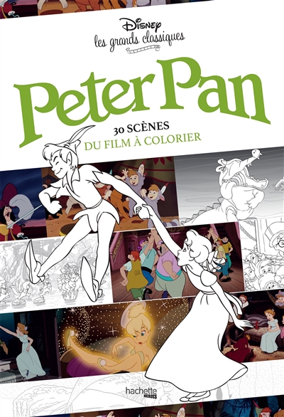 Peter Pan : 30 scènes du film à colorier