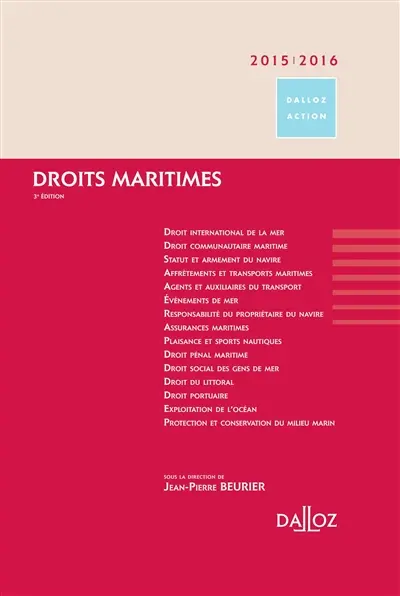 Droits maritimes 2015-2016