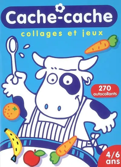 Collages et jeux : vache