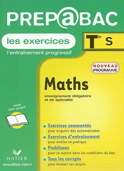 Maths, terminales S : exercices