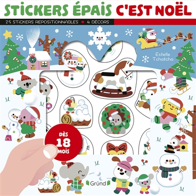 stickers épais : c'est noël