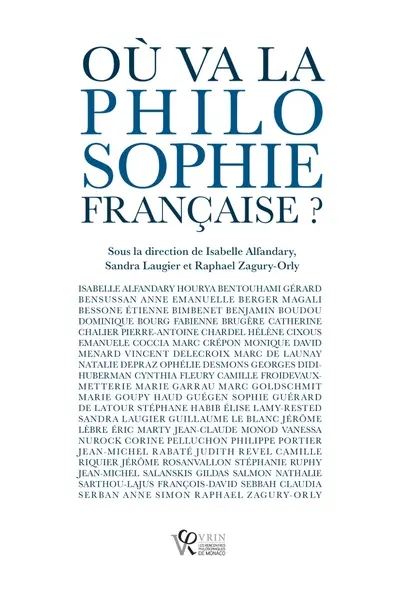 Où va la philosophie française ?