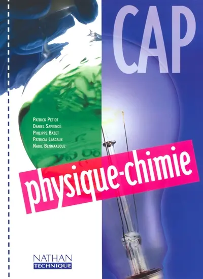 Physique, chimie CAP