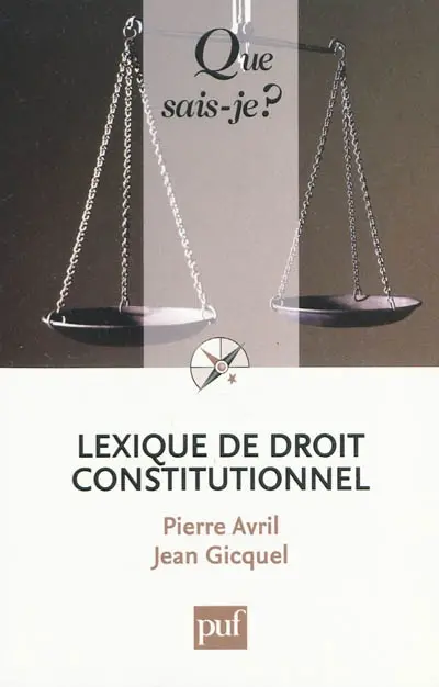 Lexique de droit constitutionnel