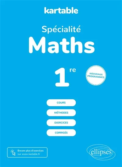 Spécialité maths 1re : nouveaux programmes