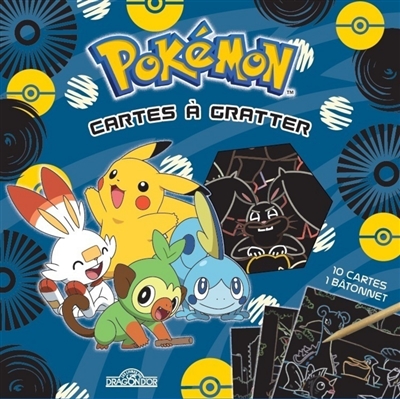 Pokémon : cartes à gratter Pikachu et les starters de Galar