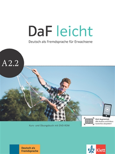 DaF leicht A2.2 : Deutsch als Fremdsprache für Erwachsene : Kurs- und Ubungsbuch mit DVD-ROM