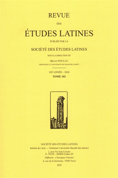 Revue des études latines,...