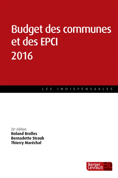 Budget des communes et des EPCI 2016
