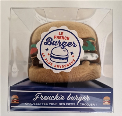 Frenchie burger : chaussettes pour des pieds à croquer !