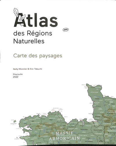 Atlas des régions naturelles : carte des paysages