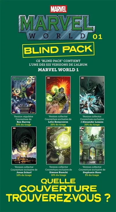 Marvel world, n° 1. Blind pack