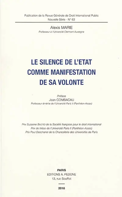 Le silence de l'Etat comme manifestation de sa volonté