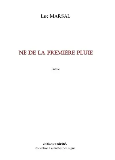Né de la première pluie
