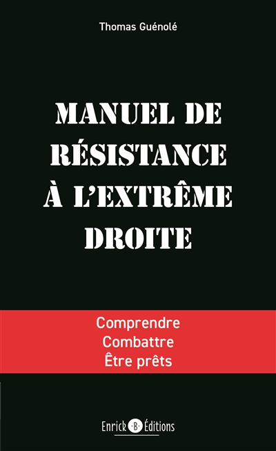 Manuel de résistance à l'extrême droite : comprendre, combattre, être prêts
