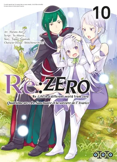 Re:Zero : Re:Life in a different world from zero : quatrième arc, le sanctuaire et la sorcière de l'avarice. Vol. 10