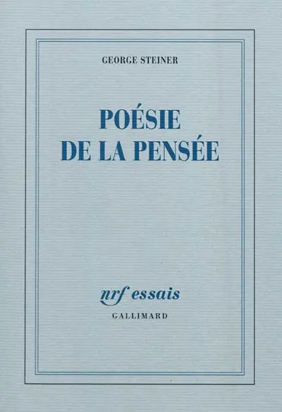 Poésie de la pensée