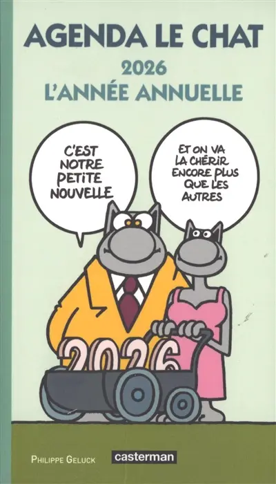 Agenda Le Chat 2026 : l'année annuelle