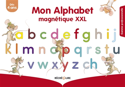 Mon alphabet magnétique XXL : dès 4 ans