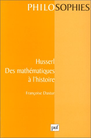 Husserl, des mathématiques à l'histoire