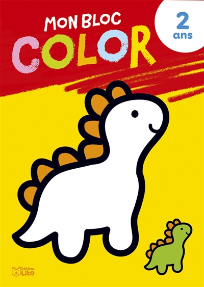 Mon bloc color 2 ans : le dinosaure