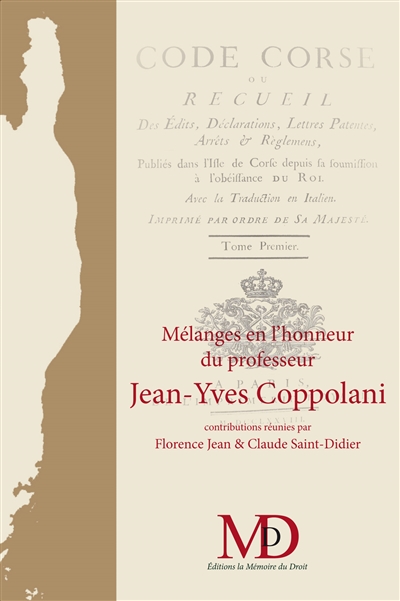 Mélanges en l'honneur du professeur Jean-Yves Coppolani