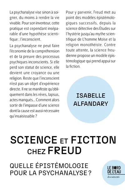 Science et fiction chez Freud : quelle épistémologie pour la psychanalyse ?