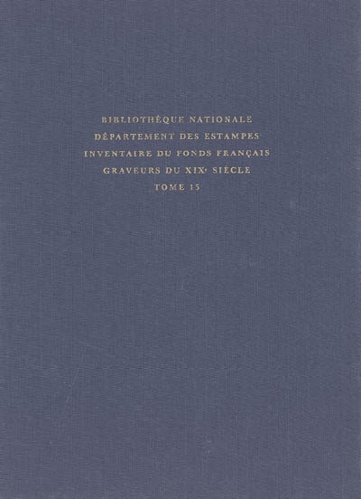 Inventaire du fonds français, graveurs du XIXe siècle. Vol. 15. Mabille-Marville