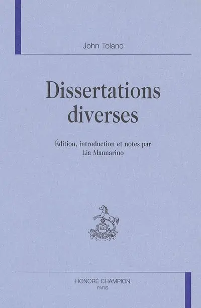 Dissertations diverses