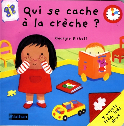 Qui se cache à la crèche ? : 5 volets très, très doux