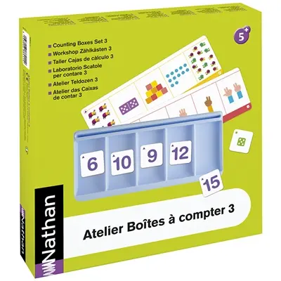 Atelier Boîtes à compter 3 pour 4 enfants