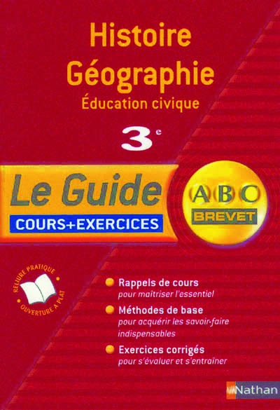 Histoire, géographie, éducation civique, 3e : cours et exercices