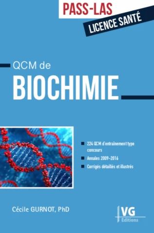 QCM de biochimie, Pass-LAS, licence santé