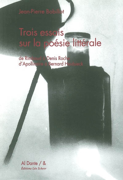 Trois essais sur la poésie littérale : de Rimbaud à Denis Roche, d'Apollinaire à Bernard Heidsieck