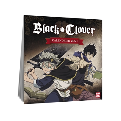 black clover : calendrier 2021