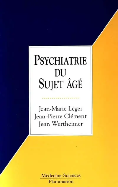 Psychiatrie du sujet âgé