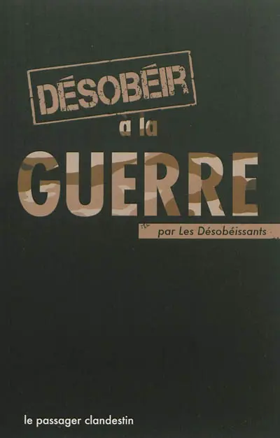 Désobéir à la guerre